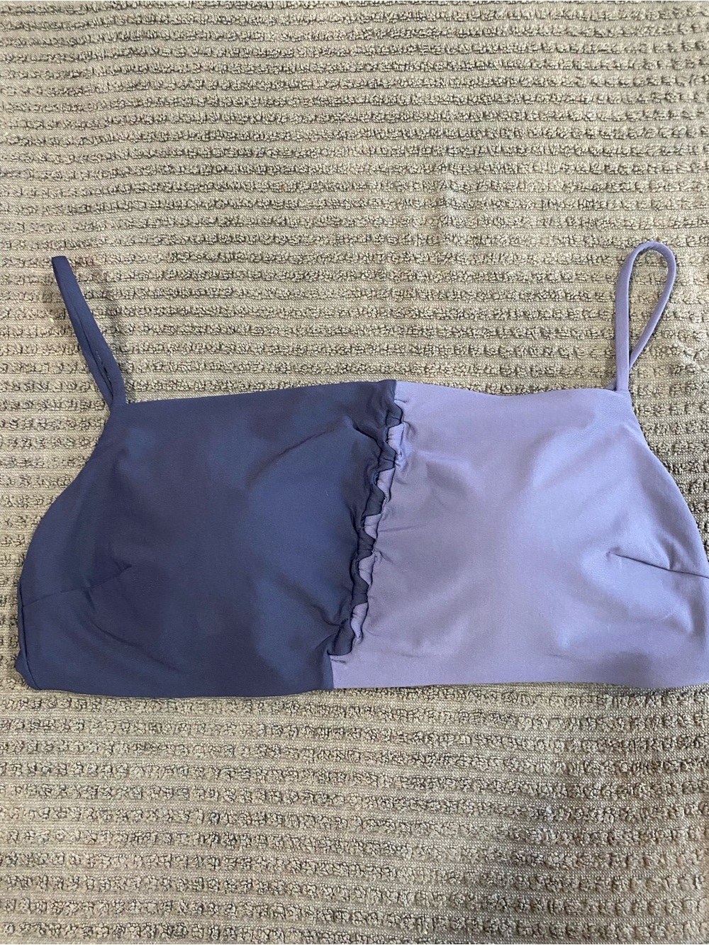 Calia asymmetrical bikini bandeau top